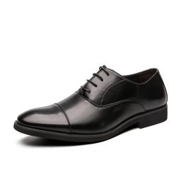 Simple fashion business casual leather shoes men's uniforms of Oxford shoes speed selling Japanese solid color shoes
