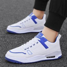 Skateboard shoes boys small white shoes spring men's shoes wild sports shoes Students daily casual shoes low -top lace