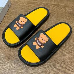 Slipper Men Xiaju Home Cute Indoor Bathing Anti -bathroom Couple Cool Slippers Can Wear PVC Sandals Outside