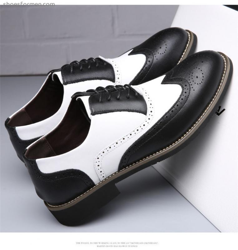 Spring and autumn Bullock men's shoes shoes are equipped with men and Korean business casual men's shoes four seasons wedding shoes