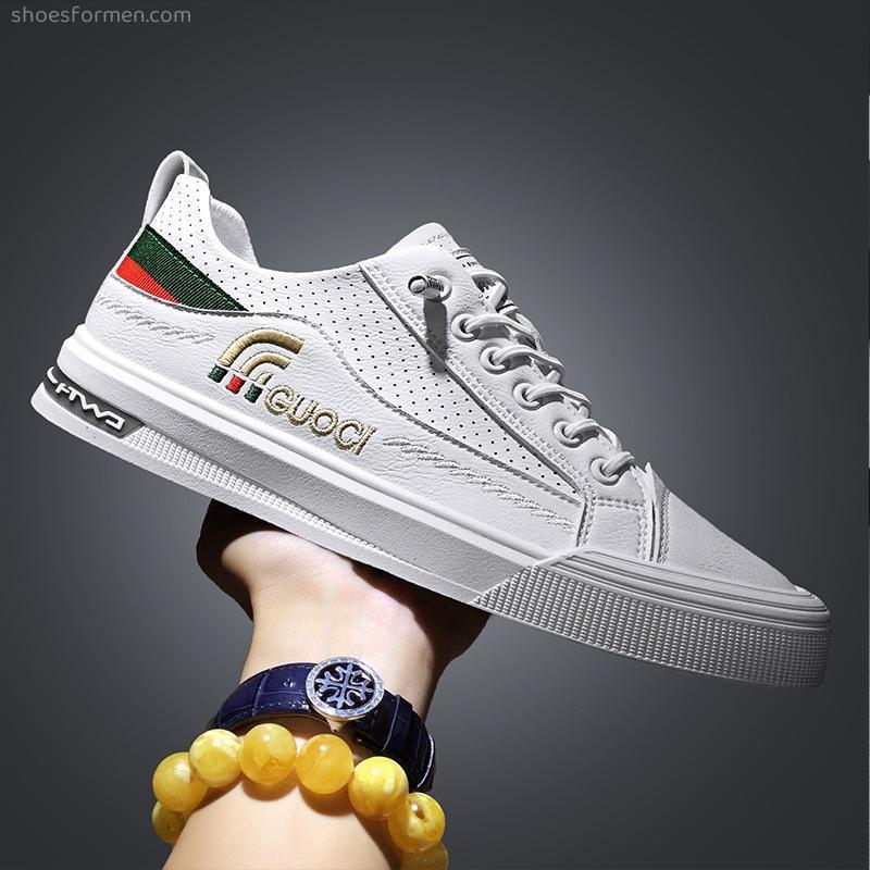 Spring and summer, one footsteps lazy sheet shoes men's casual men's shoes 2022 new super fiber leather tide shoes men's small white shoes