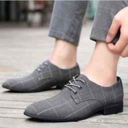 Spring new men's cloth tide shoes with pointed Korean version of business casual shoes