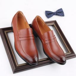 Spring New Men's Shoes Business Shoes Dress Trend British Wind Driving Men's Shoes Pointed Foot Casual