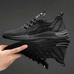 Summer Breathable Large Size Routing Shoes Men's Casual Flying Weave Men's Tide Shoes Network Coconut Sports Shoes