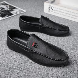 Summer breathable peas shoes non-slip wild business casual men's shoes outdoor lazy single shoes a foot tide shoes