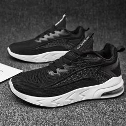Summer Men's Shoes Fashion Flying Casual Shoes Running Comfortable And Breathable Mesh Student Sports Shoes Men