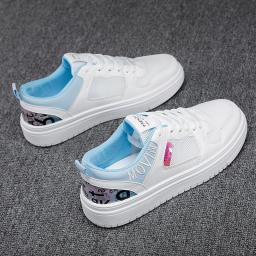 Summer new 2022 small white shoes low -top leisure Korean college style simple daily sneakers mesh mesh men's shoes
