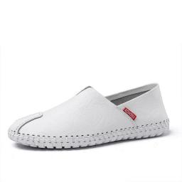 Summer new Korean version of the trendy men, British, pierced lazy driving bean bean shoes, big size casual leather shoes