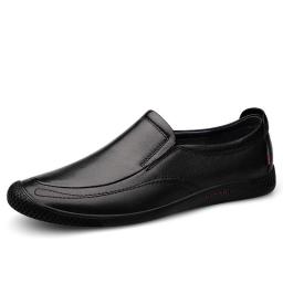 Summer new men's business casual leather shoes men's cowhide breathable men's shoes soft bottom