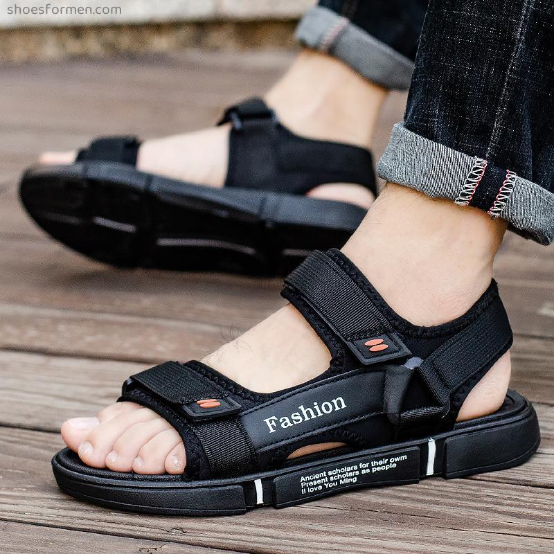 Summer new tide men's sandals men's casual fashion sports driving outside dual-use beach shoes