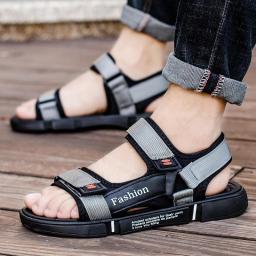 Summer New Tide Men's Sandals Men's Casual Fashion Sports Driving Outside Dual-use Beach Shoes