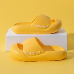 Sweeping Cool Slippers Female Models Summer Indoor Non-split Bathroom Bath Home Thick End Couple Men's Household Odor