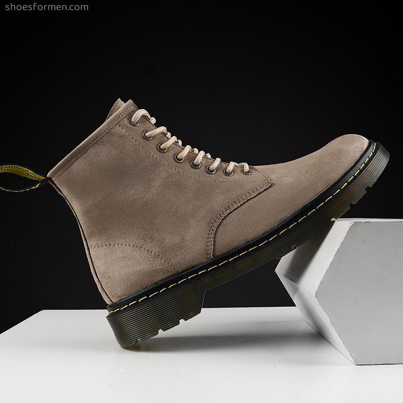 The new winter high -top Martin boots men's 36 yards low -top boot boot men's middle helpers dressing leather boots
