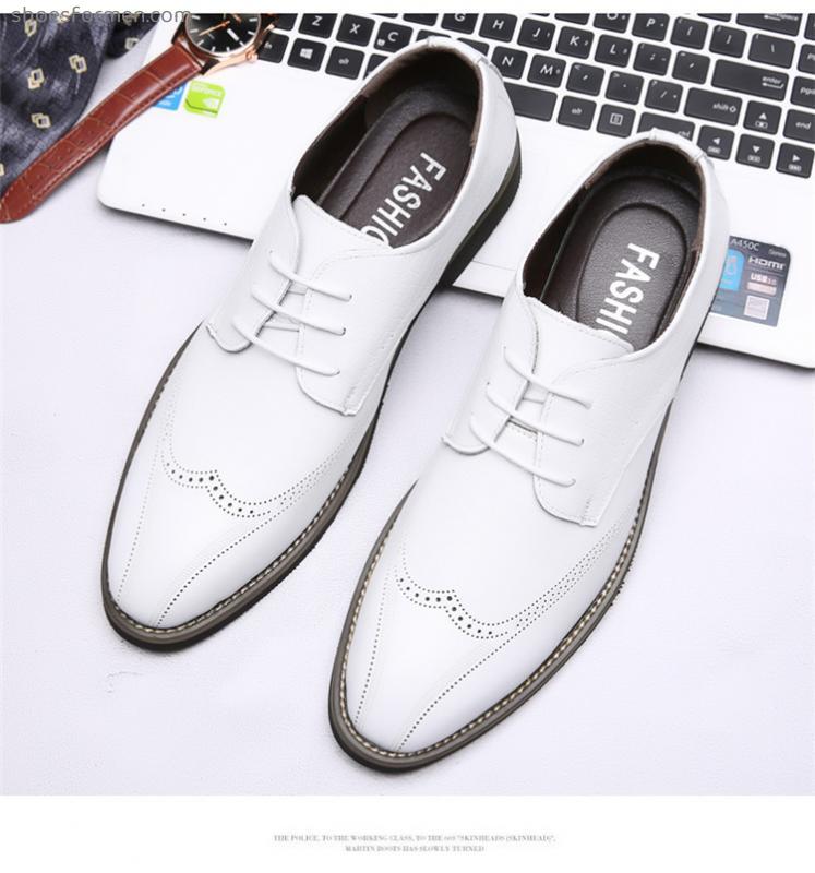 Wedding shoes men's business youth shoes Korean version of the British spring autumn business casual dress men's shoes
